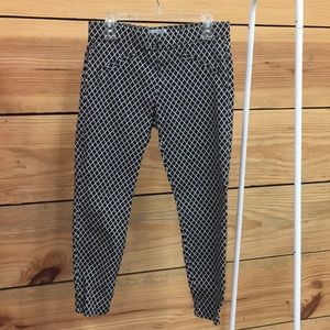 Black and White Skinny Pants